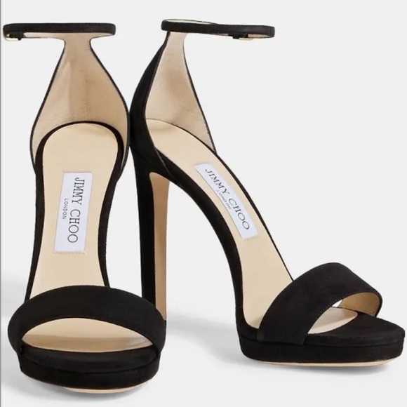 Jimmy Choo Misty Suede Sandal - Picture 1 of 5